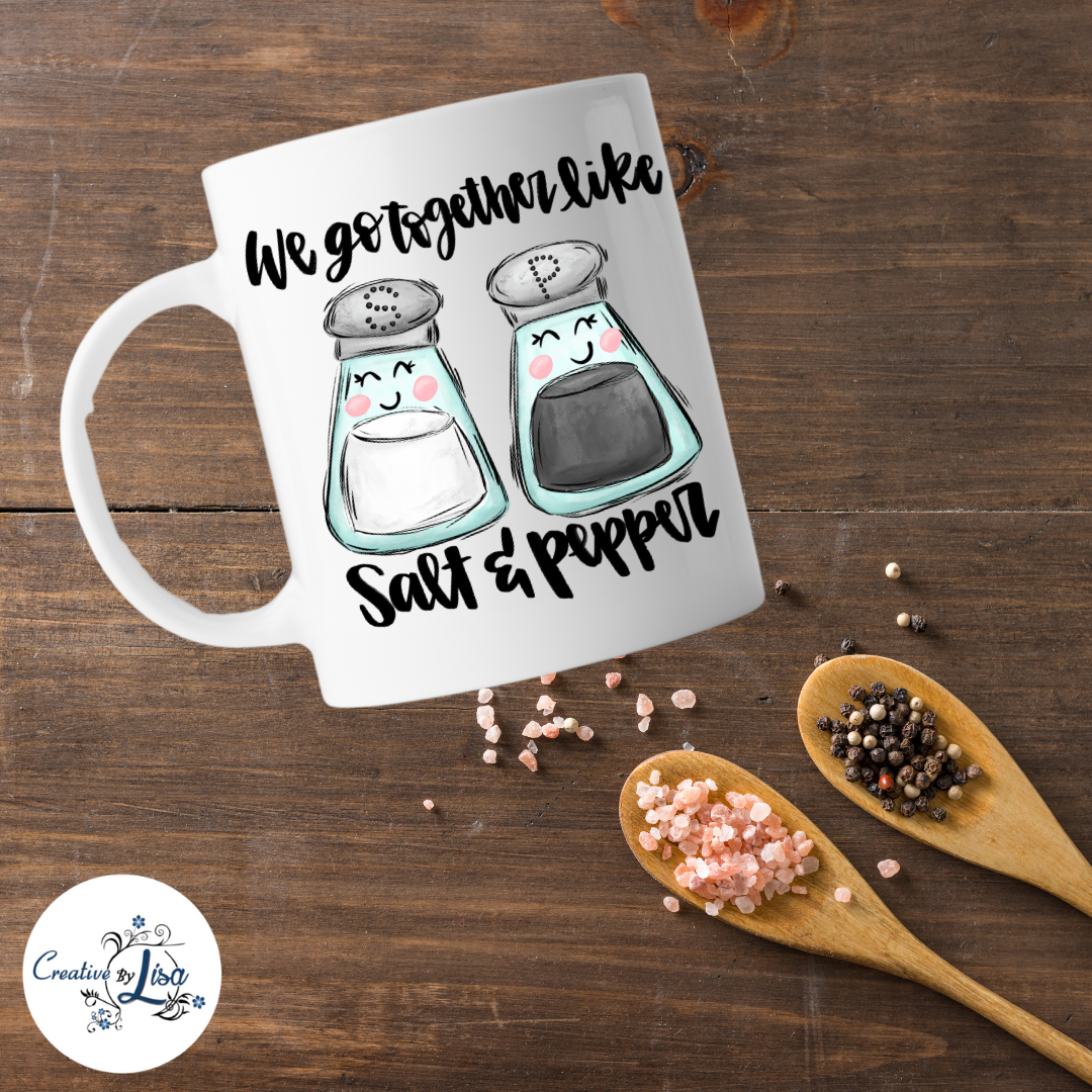 Salt Pepper mug Creative by Lisa