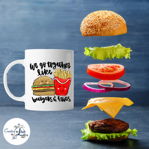 Burger & Fries mug