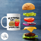 Burger & Fries mug