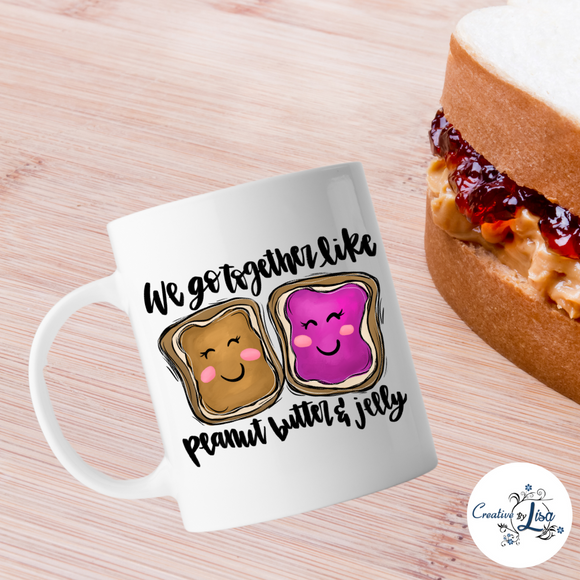 Peanut butter & jelly  mug